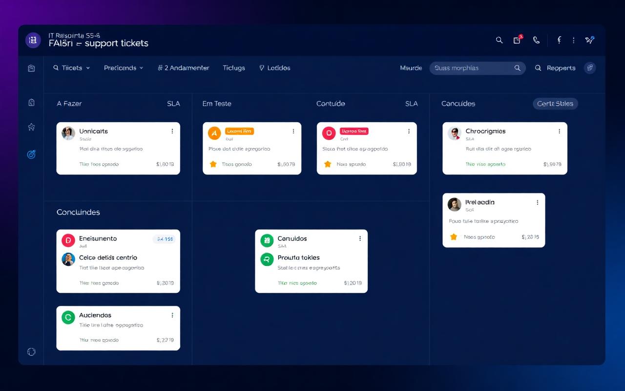 Kanban de Tickets — Adi ERP